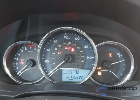 2016 Toyota Corolla Le из США, поврежденный, VIN 2T1BURHE1GC609860